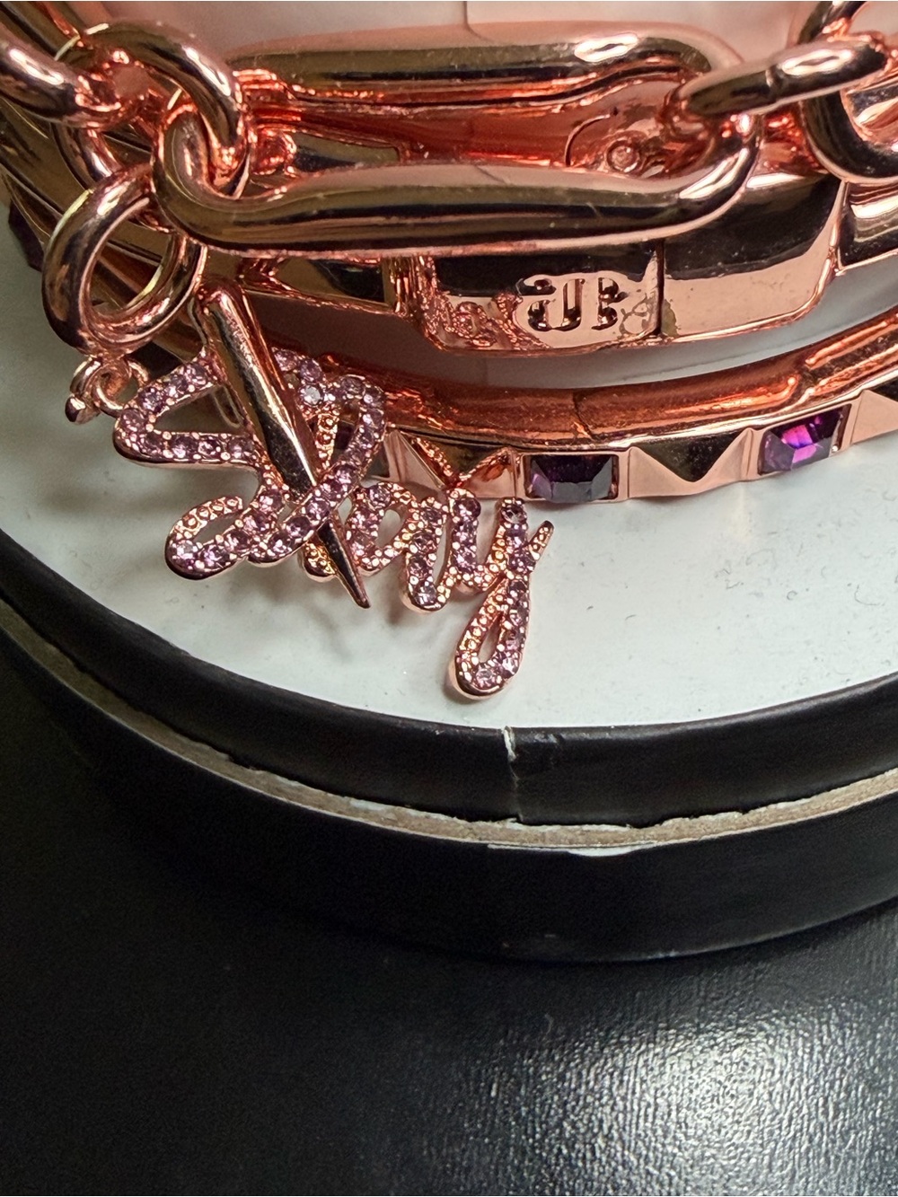 2025 Halloween Stack Rose Gold Charm Bracelets